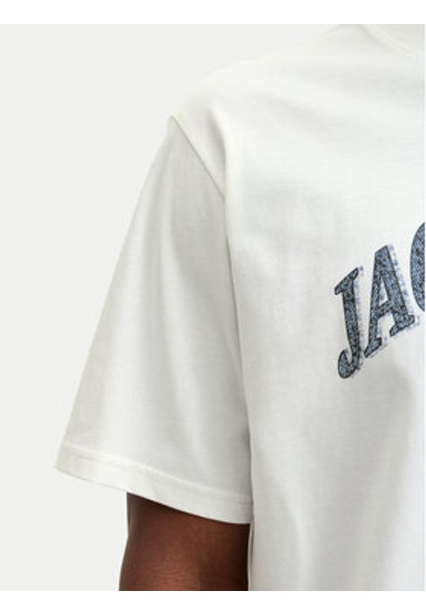 Jack & Jones T-Shirt Denver 12291213 Biały Relaxed Fit. Kolor: biały. Materiał: bawełna