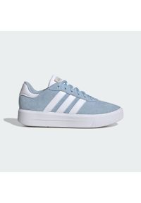 Adidas - Buty Court Silk. Kolor: niebieski, wielokolorowy, biały. Materiał: materiał