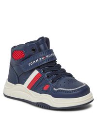 TOMMY HILFIGER - Sneakersy Tommy Hilfiger T3B9-33107-1355800 M Blue 800. Kolor: niebieski