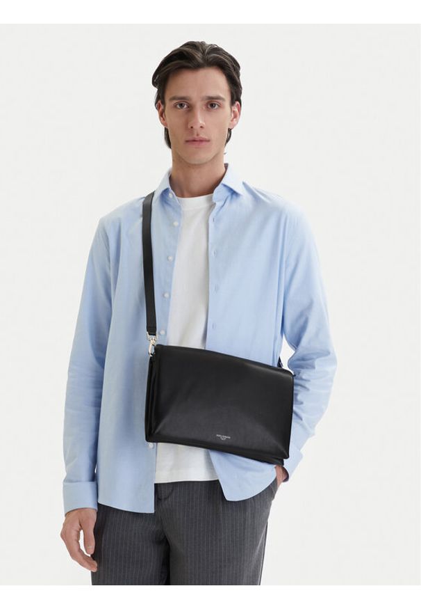 DOLCE & GABBANA - Dolce&Gabbana Saszetka BM3075 AF984 Czarny. Kolor: czarny. Materiał: skóra