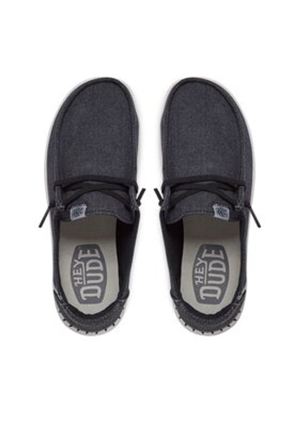 Hey dude - Hey Dude Półbuty Wendy Rise 40074 Czarny. Kolor: czarny. Materiał: materiał
