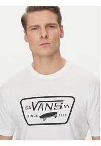 Vans T-Shirt Full Patch VN000QN8YB21 Biały Classic Fit. Kolor: biały. Materiał: bawełna #6