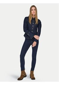 only - ONLY Koszula jeansowa Perla 15359156 Granatowy Slim Fit. Kolor: niebieski. Materiał: bawełna #7