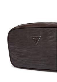 Guess Saszetka HMMIPW P6350 Brązowy ciemny. Kolor: brązowy. Materiał: skóra #2