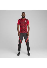 Puma - Męska koszulka przedmeczowa Egipt PUMA Red Black. Kolor: czerwony, czarny, wielokolorowy #2