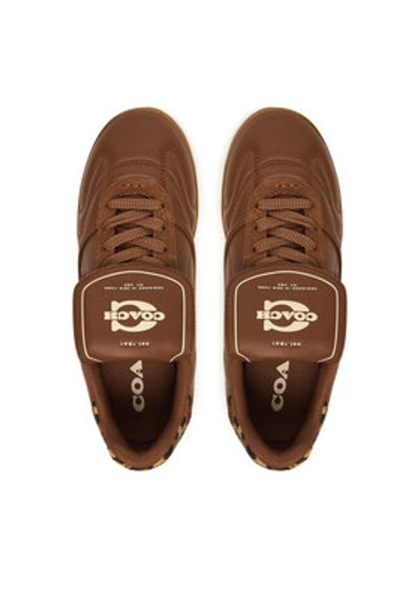 Coach Sneakersy Match CCI43 Brązowy. Kolor: brązowy. Materiał: skóra