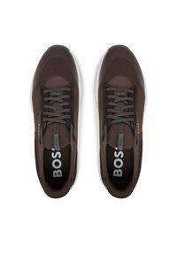 BOSS Sneakersy TTNM EVO 50523113 Brązowy. Kolor: brązowy. Materiał: materiał #5