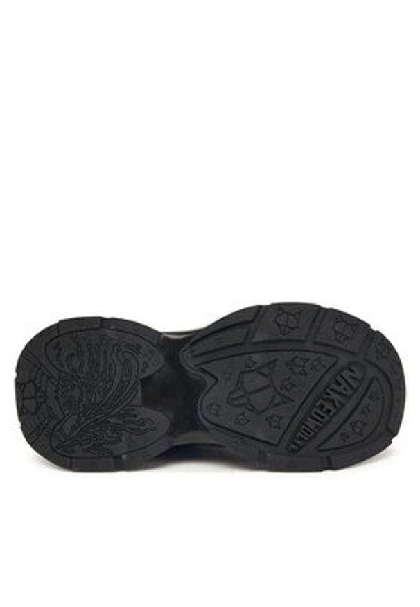 Naked Wolfe Sneakersy Smash Czarny. Kolor: czarny. Materiał: skóra