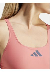 Adidas - adidas Strój kąpielowy 3 Bar Logo IQ3985 Różowy. Kolor: różowy. Materiał: syntetyk #4