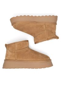 Badura Śniegowce WFA3080-4 Brązowy. Kolor: brązowy. Materiał: skóra, zamsz #2