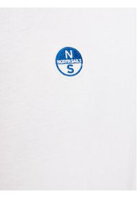 North Sails T-Shirt Bollo 692970 Biały Regular Fit. Kolor: biały. Materiał: bawełna