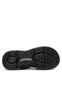skechers - Skechers Sandały Go Walk Arch Fit Sandal-Treasured 140257/BBK Czarny. Kolor: czarny. Materiał: materiał