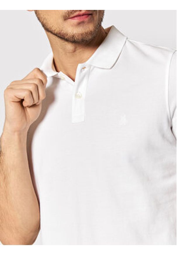 Marc O'Polo Polo B21 2266 53000 Biały Regular Fit. Typ kołnierza: polo. Kolor: biały. Materiał: bawełna