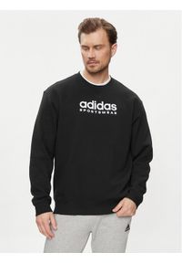 Adidas - adidas Bluza All SZN Fleece Graphic Sweatshirt IC9824 Czarny Loose Fit. Kolor: czarny. Materiał: bawełna