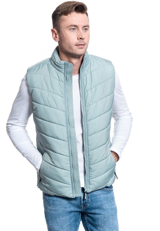 Mustang - MĘSKI BEZRĘKAWNIK MUSTANG DENNIS LIGHT PADDED 1009813 6465. Długość rękawa: bez rękawów