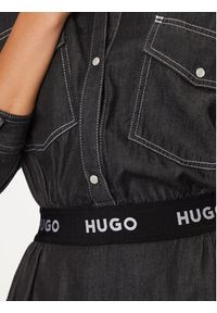 Hugo Sukienka jeansowa Karinne-1 50496059 Czarny Regular Fit. Kolor: czarny. Materiał: bawełna #5