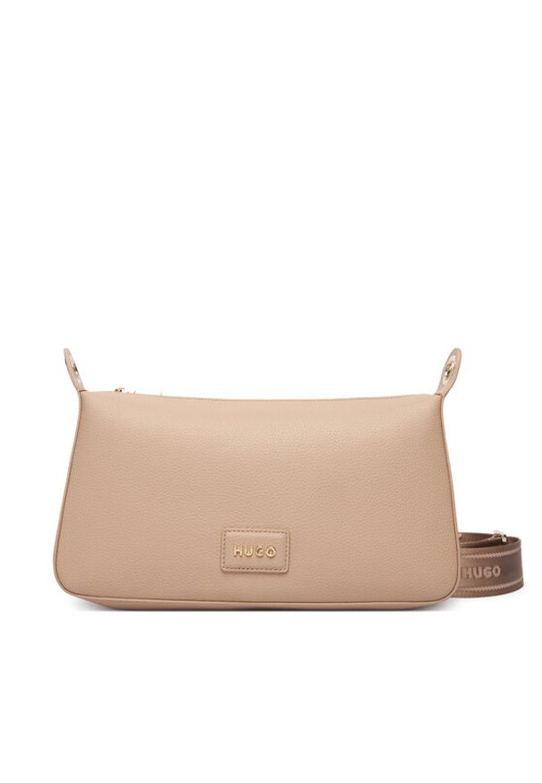 Hugo - HUGO Torebka 50557850 Brązowy. Kolor: brązowy. Materiał: skórzane