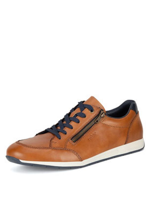 Rieker Półbuty 11903-24 Brązowy. Kolor: brązowy. Materiał: skóra