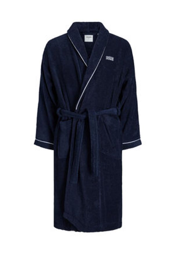 Jack & Jones - Jack&Jones Szlafrok 12245342 Granatowy. Kolor: niebieski. Materiał: bawełna