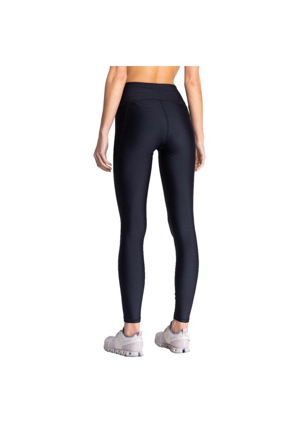 Spodnie treningowe damskie Under Armour Heatgear Noslip. Kolor: czarny, biały, wielokolorowy. Sport: bieganie