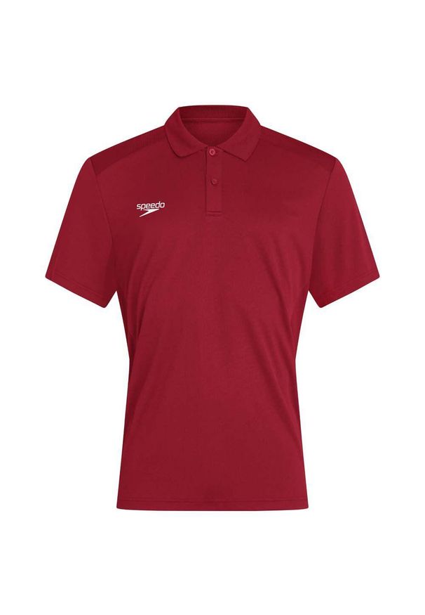 Koszulka T-Shirt dla dzieci Speedo Club Dry Polo. Typ kołnierza: polo. Kolor: czerwony