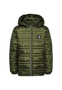 Kurtka dziecięca z kapturem Hummel Bilbo Tex. Typ kołnierza: kaptur. Kolor: zielony, brązowy, wielokolorowy #1
