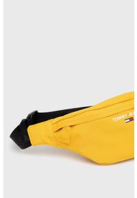 Tommy Jeans nerka kolor żółty. Kolor: żółty. Materiał: materiał, włókno. Wzór: nadruk #3