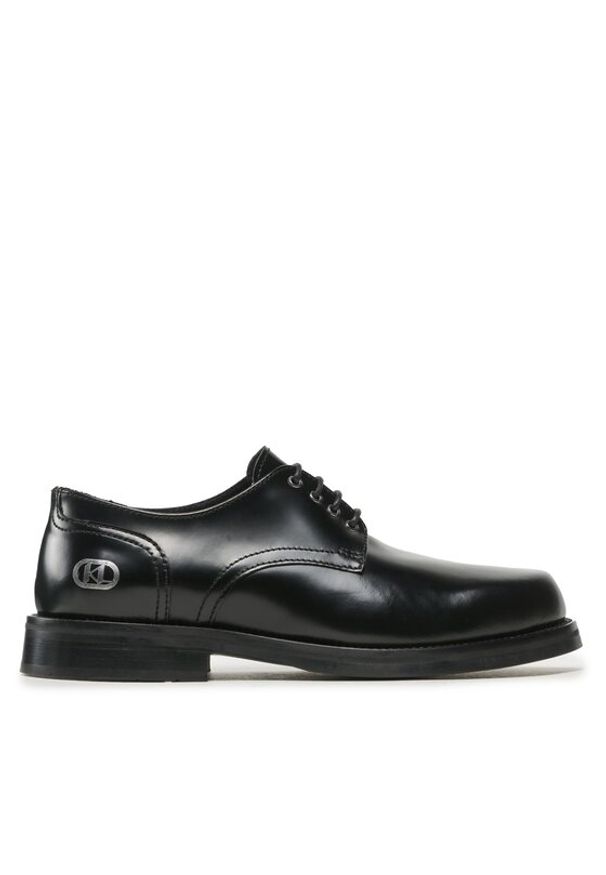 Karl Lagerfeld - KARL LAGERFELD Półbuty KL11423 Czarny. Kolor: czarny. Materiał: skóra