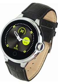 Smartwatch Garett Electronics Karen Czarno-brązowy. Rodzaj zegarka: smartwatch. Kolor: brązowy, wielokolorowy, czarny #1