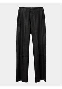 DAY Spodnie skórzane Madisson 100183 Czarny Regular Fit. Kolor: czarny. Materiał: skóra #3