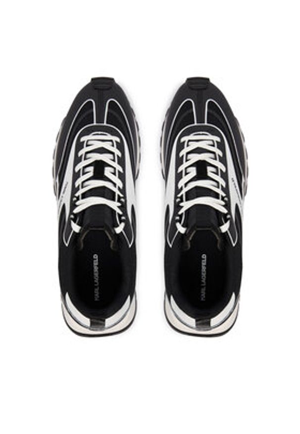 Karl Lagerfeld - KARL LAGERFELD Sneakersy Kairo KL51129A Czarny. Kolor: czarny. Materiał: skóra