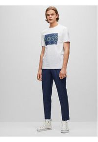 BOSS - Boss T-Shirt 50489334 Biały Regular Fit. Kolor: biały. Materiał: bawełna