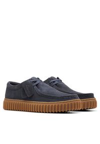 Clarks Mokasyny Torhill Lo 26179708 Granatowy. Kolor: niebieski. Materiał: zamsz, skóra #3