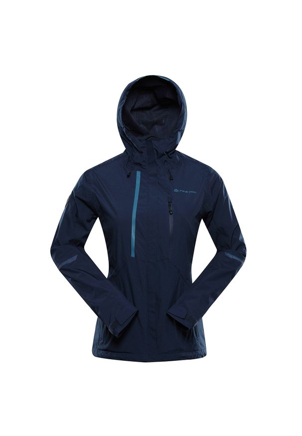 ALPINE PRO - Kurtka turystyczna damska Alpine Pro Norema 2 wodoodporna. Kolor: niebieski. Sport: turystyka piesza