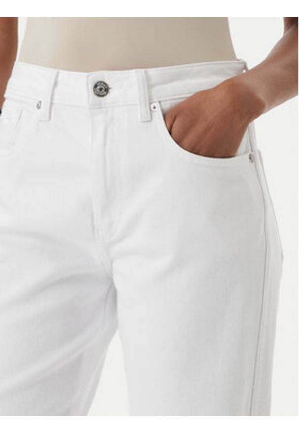 TOMMY HILFIGER - Tommy Hilfiger Jeansy WW0WW49655 Biały Flare Fit. Kolor: biały