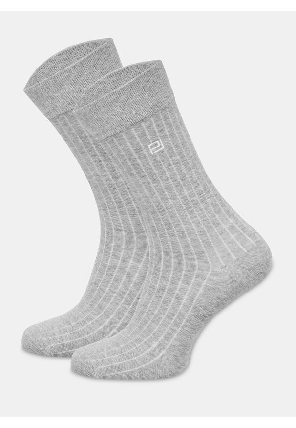 Pako Lorente - PAKO LORENTE - Zestaw skarpet męskich w prążek. Materiał: poliester, bawełna, elastan. Wzór: prążki