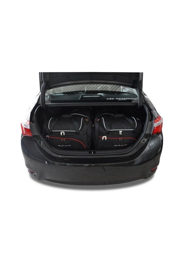 KJUST - Torby Do Bagażnika Toyota Corolla Limousine 2013-2018 4Szt Kjust. Kolor: czarny. Styl: sportowy
