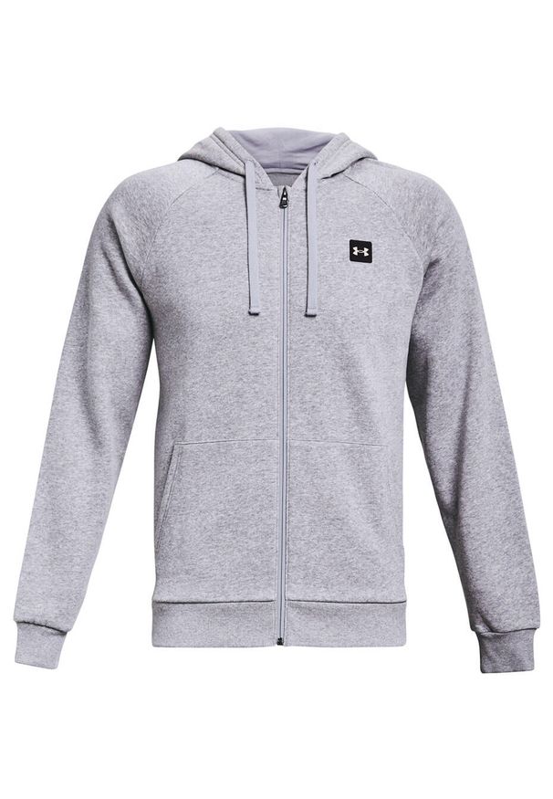 Bluza sportowa męska Under Armour Rival Fleece FZ Hoodie. Typ kołnierza: kaptur. Kolor: szary. Sport: fitness