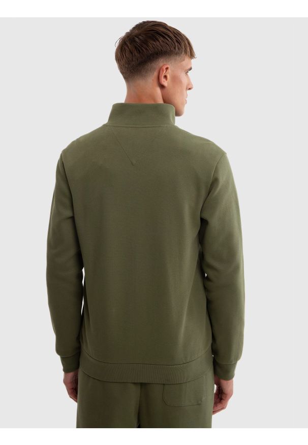 Big-Star - Bluza męska rozpinana ze stójką khaki Wlador 303. Typ kołnierza: kołnierzyk stójkowy. Kolor: zielony. Materiał: materiał. Sezon: zima, jesień. Styl: elegancki