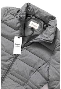 Wrangler - DAMSKA KURTKA ZIMOWA WRANGLER SHORT PUFFER MID GREY MEL W4104V537. Materiał: puch. Sezon: zima #3