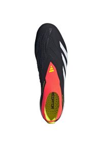 Adidas - Buty piłkarskie adidas Predator Elite Ll Ag M IG5425 czarne. Kolor: czarny. Materiał: materiał, guma. Szerokość cholewki: normalna. Sport: piłka nożna #10