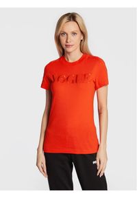 Puma T-Shirt VOGUE 535234 Czerwony Regular Fit. Kolor: czerwony. Materiał: bawełna