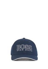 BOSS - Boss - Czapka Boss Athleisure. Kolor: niebieski