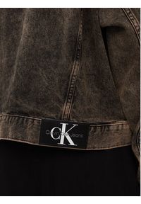 Calvin Klein Jeans Kurtka jeansowa J40J400330 Brązowy Relaxed Fit. Kolor: brązowy. Materiał: bawełna