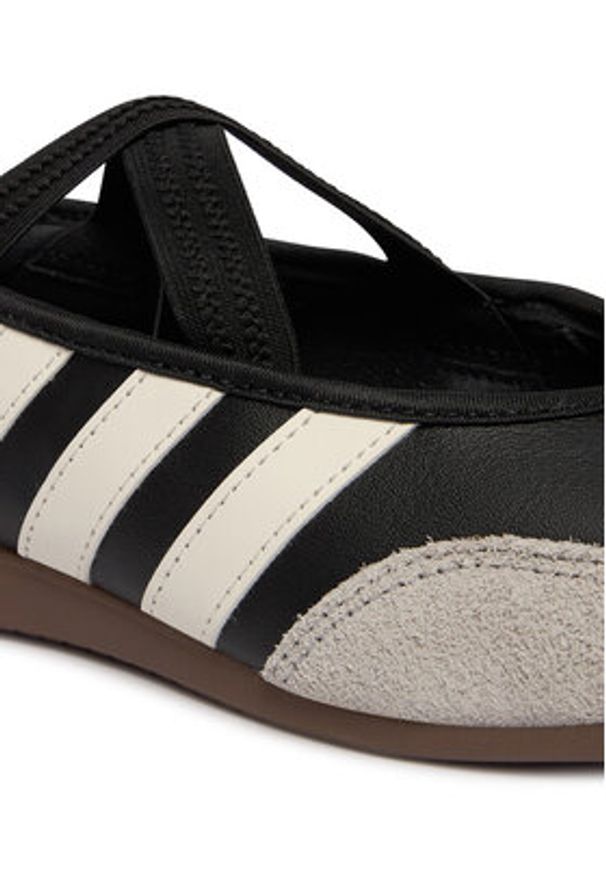 Adidas - adidas Baleriny Barreda Mary Jane HQ7401 Czarny. Kolor: czarny. Materiał: skóra