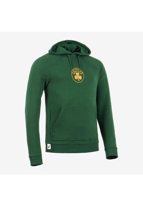 TARMAK - Bluza z kapturem do koszykówki unisex Tarmak NBA 900 Boston Celtics. Typ kołnierza: kaptur. Kolor: zielony, biały, wielokolorowy. Materiał: tkanina, materiał. Sport: koszykówka