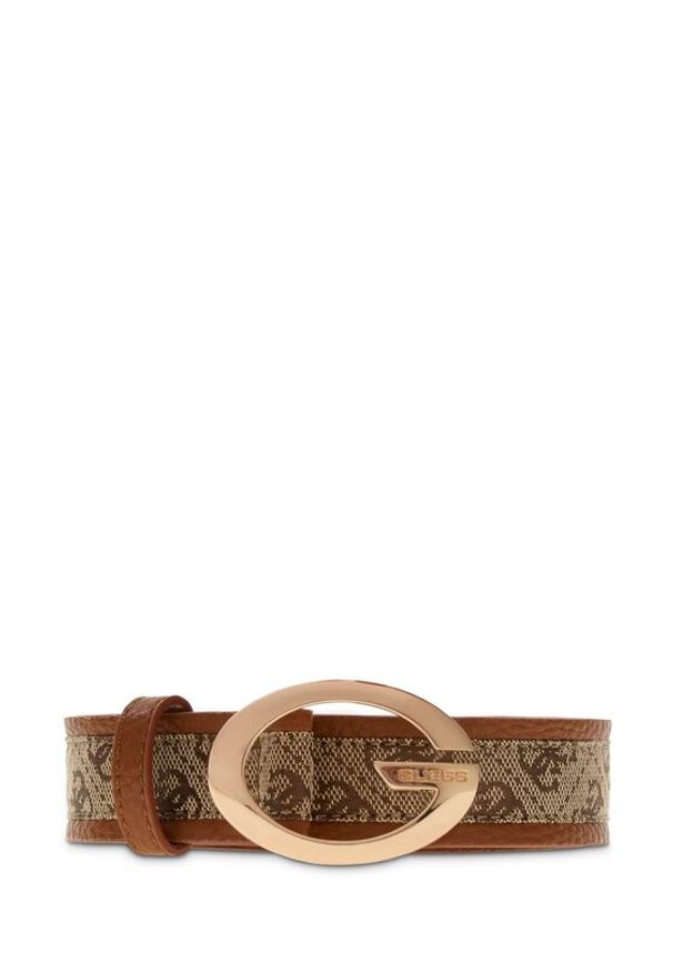 Guess Pasek 182656 Brązowy. Kolor: brązowy