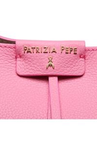 Patrizia Pepe Torebka CB8896/L001-R784 Różowy. Kolor: różowy. Materiał: skórzane