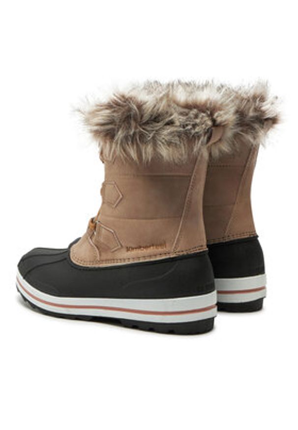 Kimberfeel Śniegowce Adriana2 Beżowy. Kolor: beżowy. Materiał: skóra