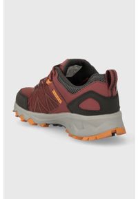 columbia - Columbia buty Peakfreak II Outdry damskie kolor bordowy. Kolor: czerwony. Materiał: syntetyk, materiał. Szerokość cholewki: normalna. Sezon: zima #2